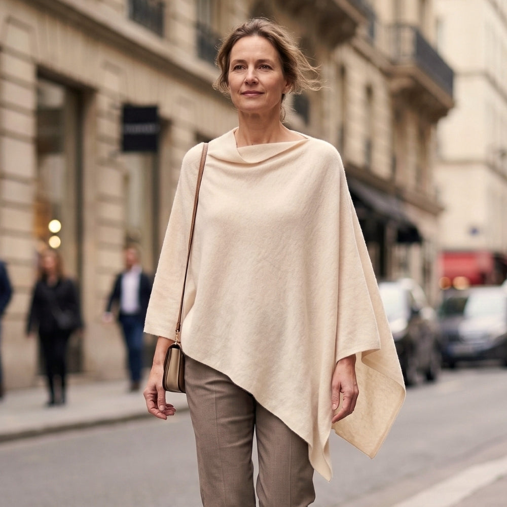Poncho en Cachemire Femme