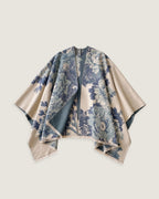 3poncho-cape-femme-motif-floral-vintage-bleu-plat