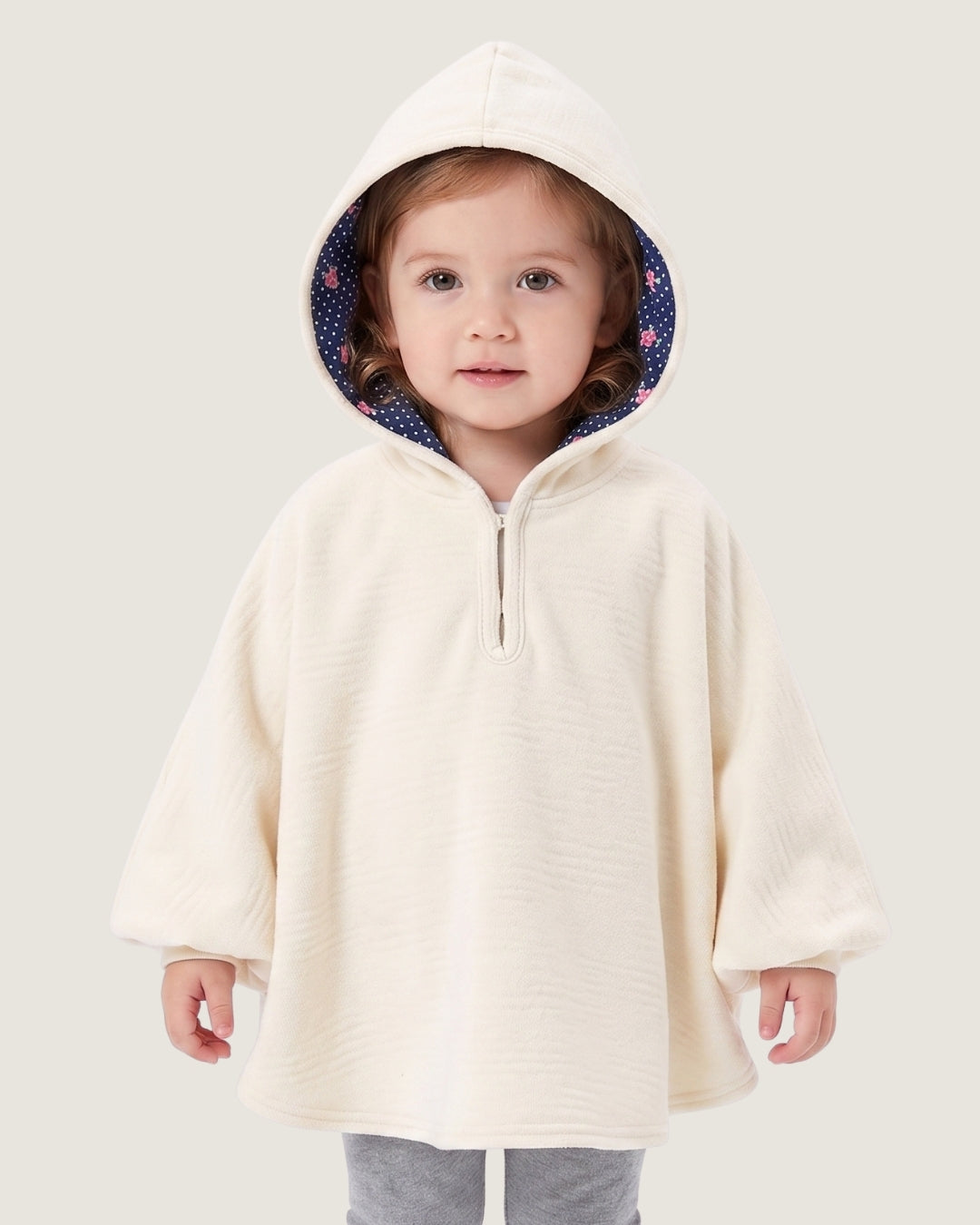 poncho-bebe-reversible-capuche-blanc