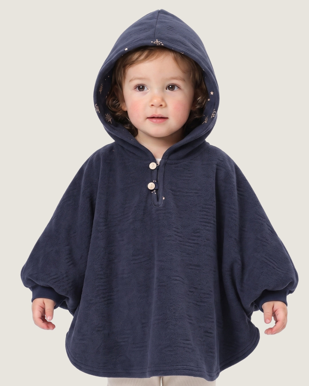 poncho-bebe-reversible-capuche-bleu-marine