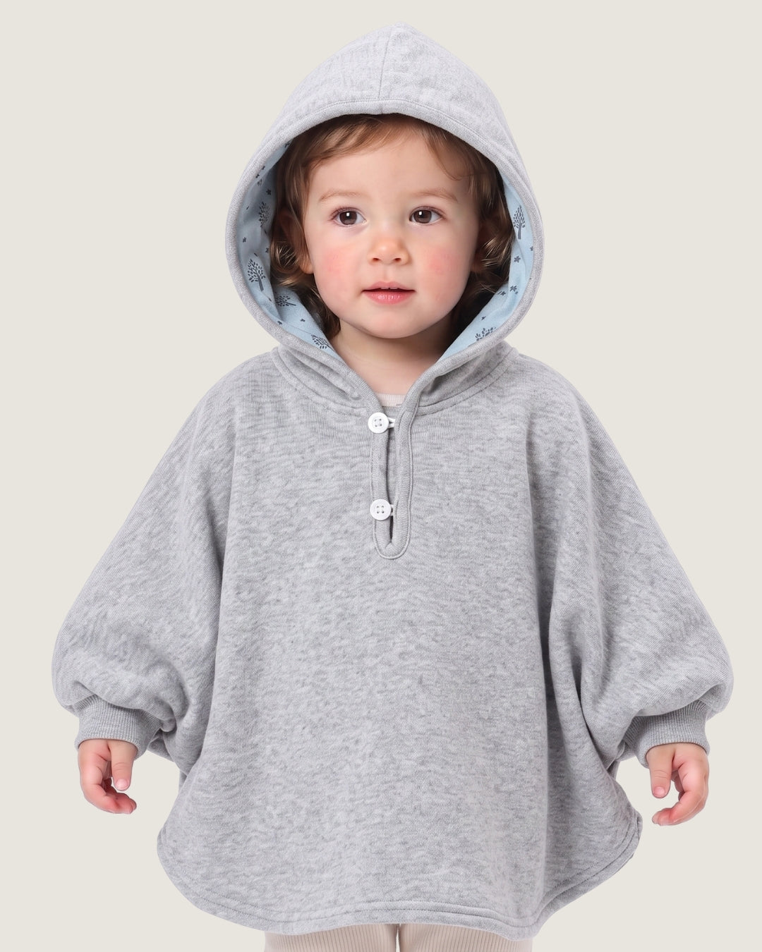poncho-bebe-reversible-capuche-gris