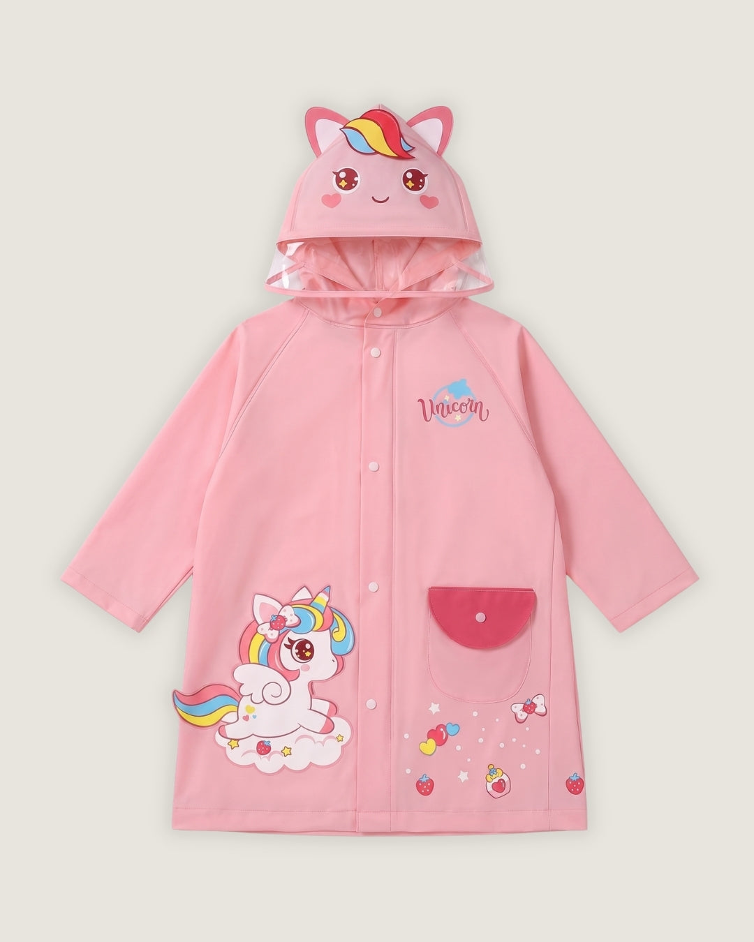 poncho-de-pluie-enfant-fille-licorne-impermeable-capuche-non-porte