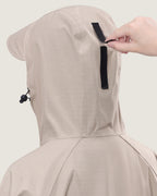 poncho-de-pluie-impermeable-capuche-pour-scooter-et-velo-beige-velcro