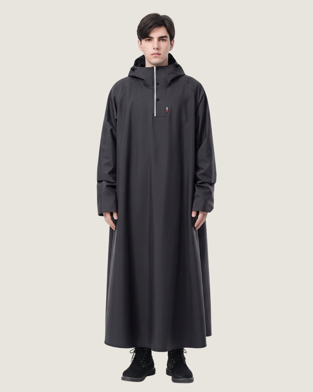 poncho-de-pluie-impermeable-capuche-pour-scooter-et-velo-noir-variant