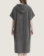 poncho-de-surf-en-microfibre-a-capuche-gris-dos