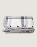 poncho-femme-plaid-tartan-polaire-plie