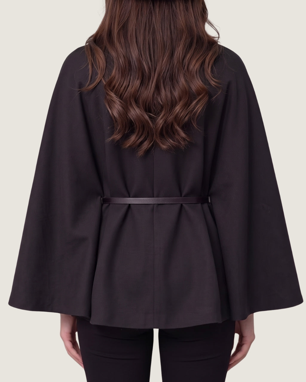 poncho-manteau-femme-chic-ceinture-noir-dos