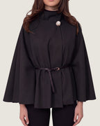 poncho-manteau-femme-chic-ceinture-noir