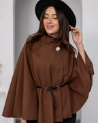 poncho-manteau-femme-chic-ceinture-situation-marron