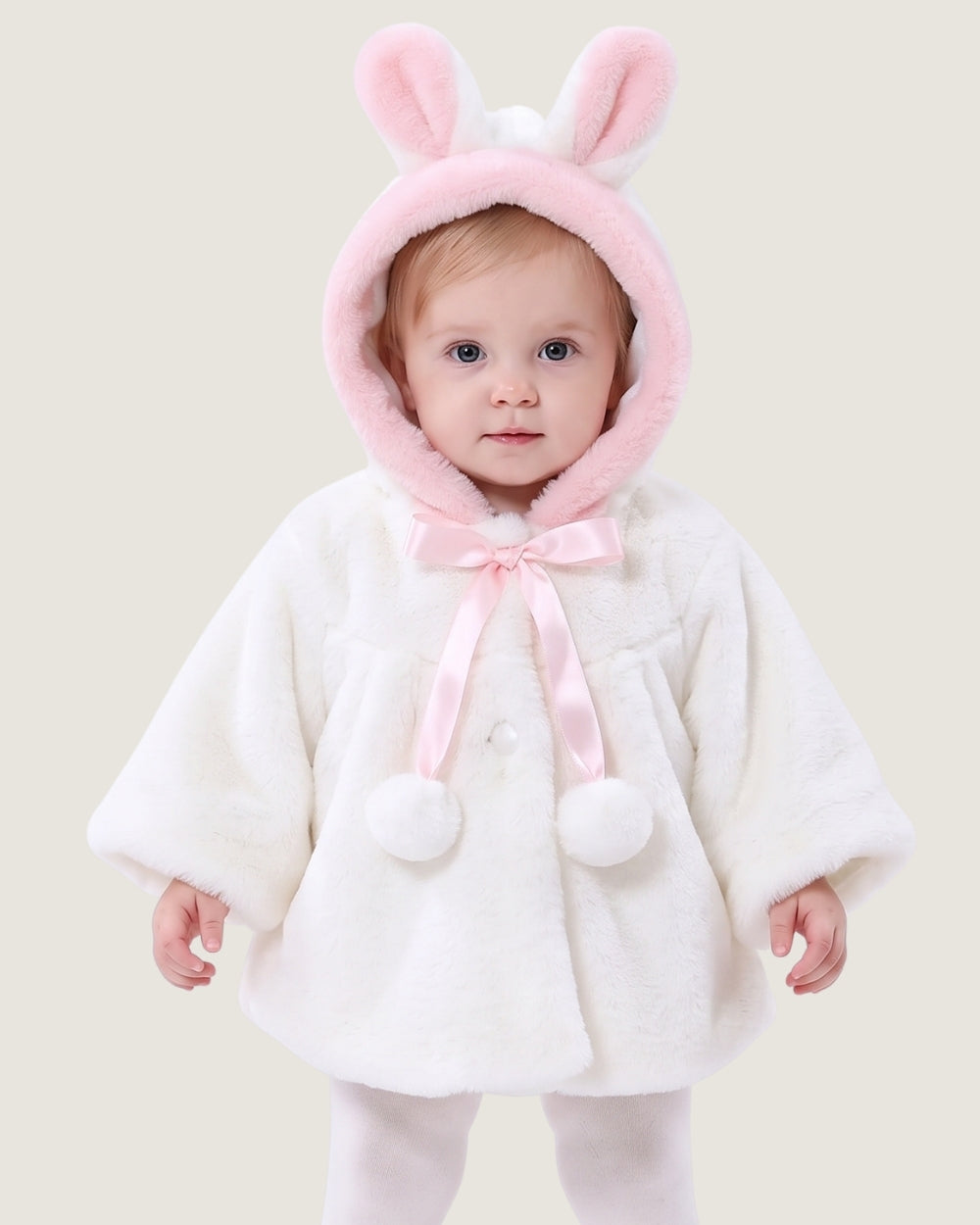 poncho-manteau-polaire-bebe-fille-petit-chaperon-lapin-blanc