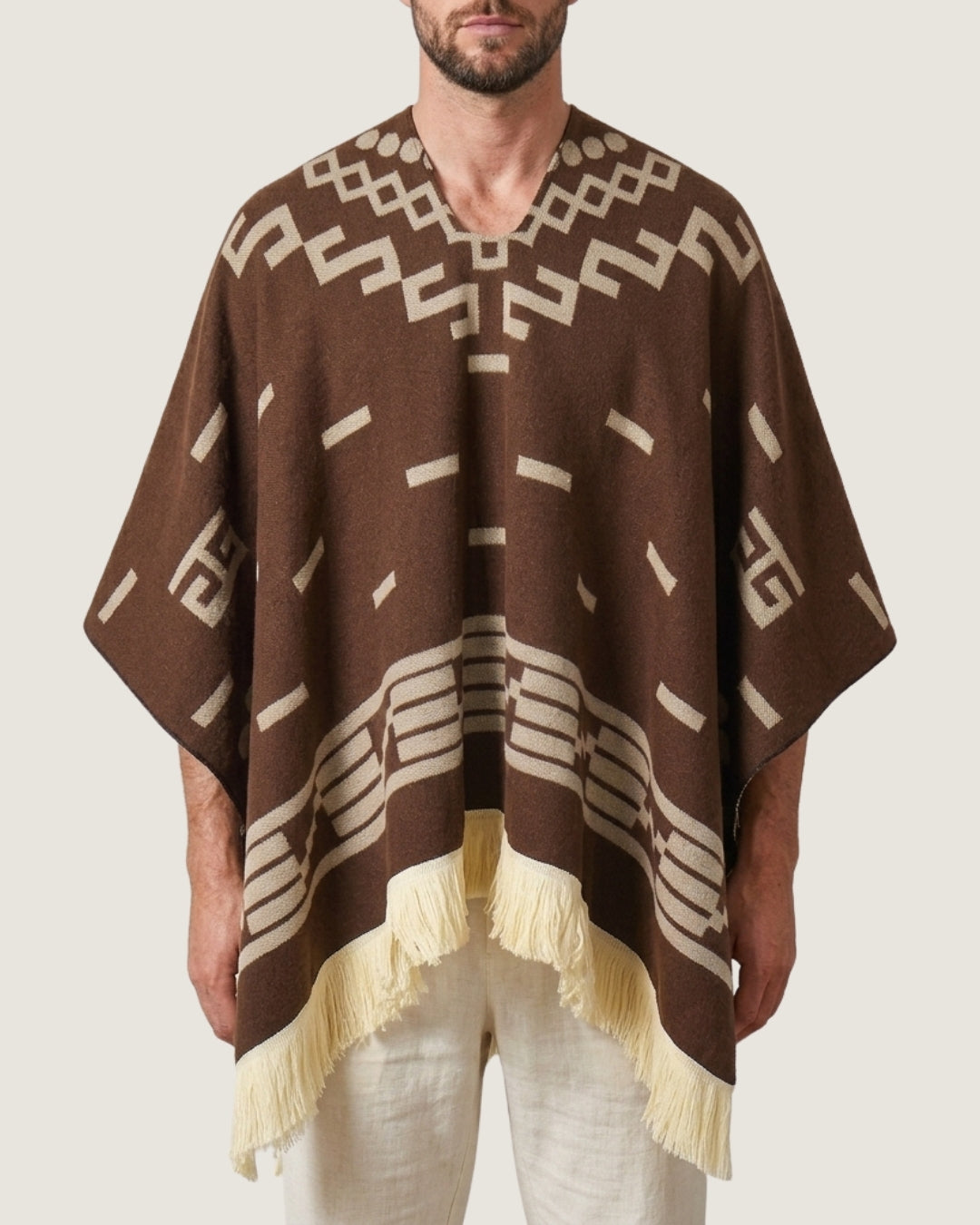 poncho-mexicain-franges-motif-azteque-studio-face