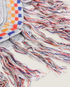 poncho-peruvien-multicolore-raye-franges-closeup