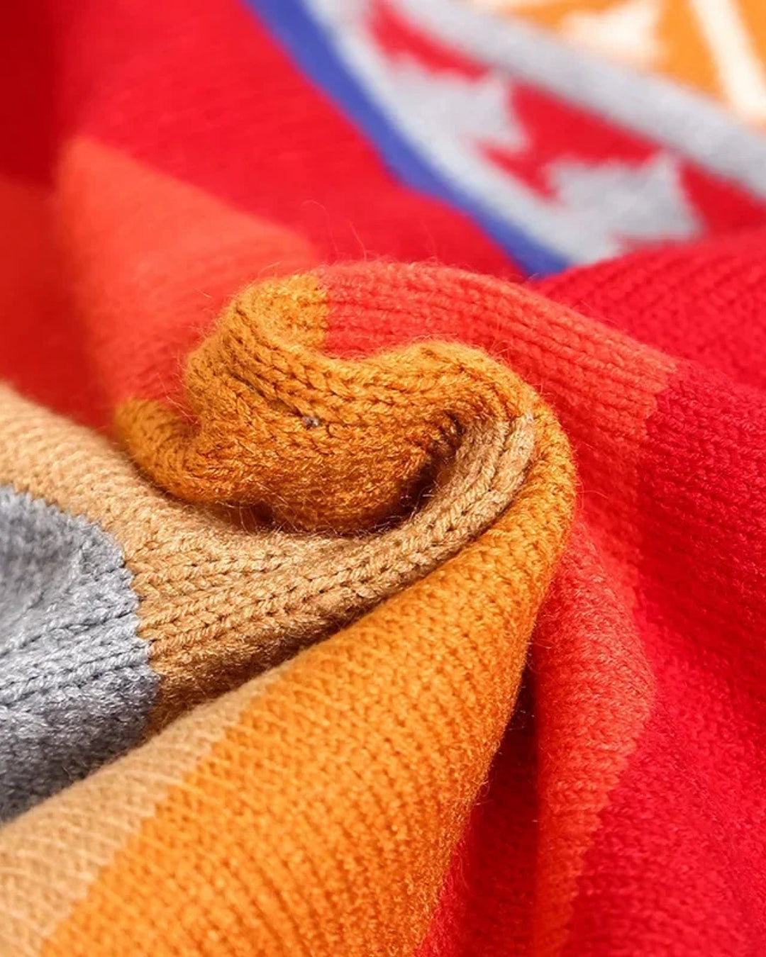 poncho-peruvien-multicolore-raye-franges-closeupponcho-peruvien-multicolore-raye-franges-closeup-matiere
