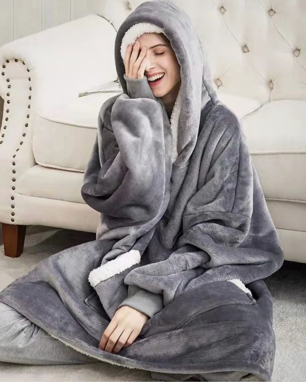 poncho-plaid-a-capuche-chaud-situation