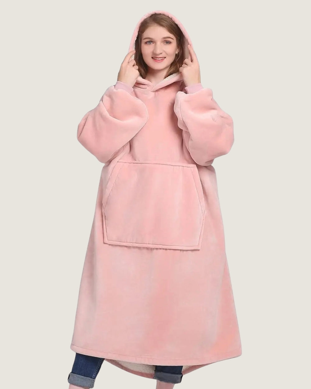 poncho-plaid-capuche-interieur-sherpa-rose