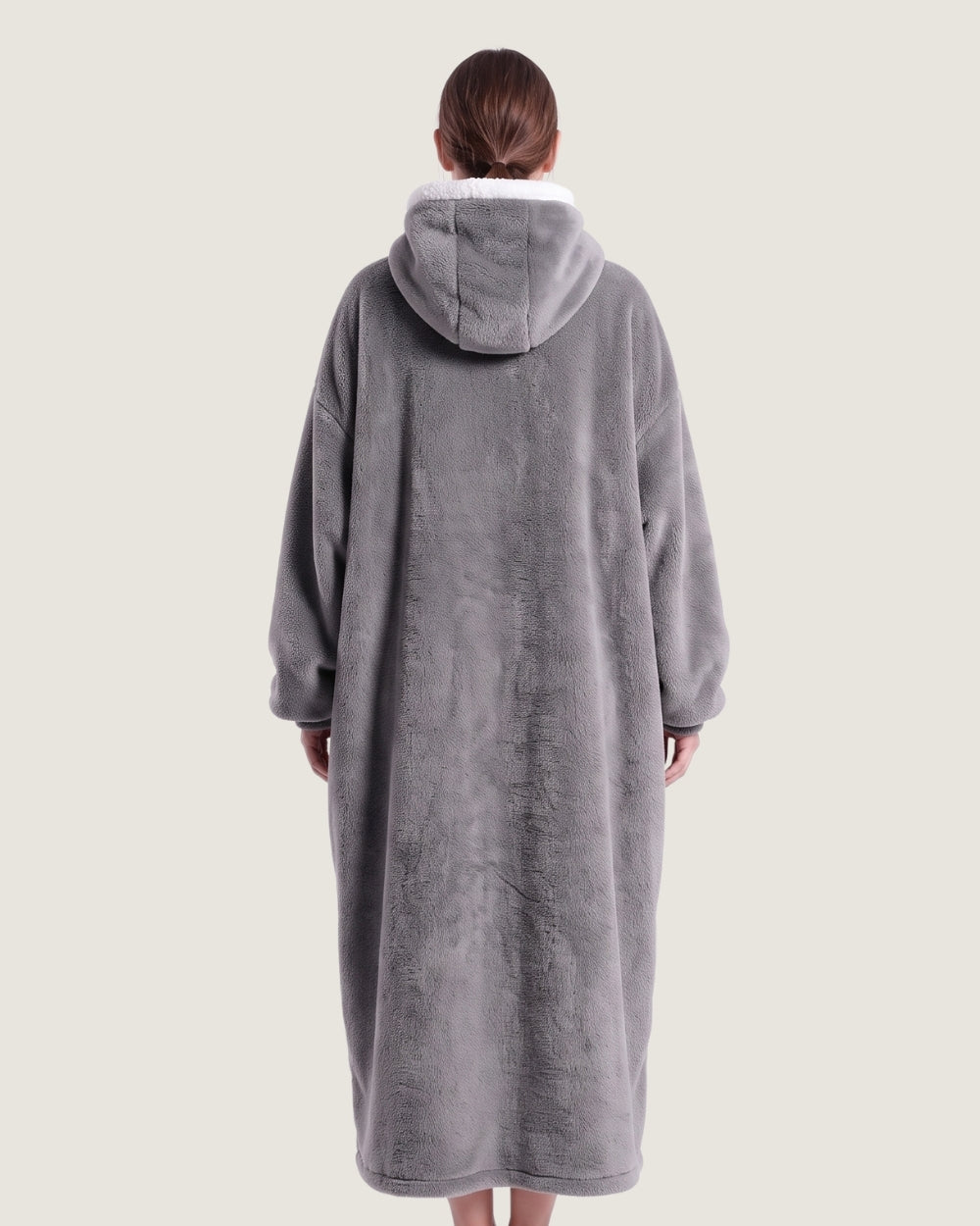 poncho-plaid-chaud-a-capuche-poche-ventrale-pomme-gris-dos
