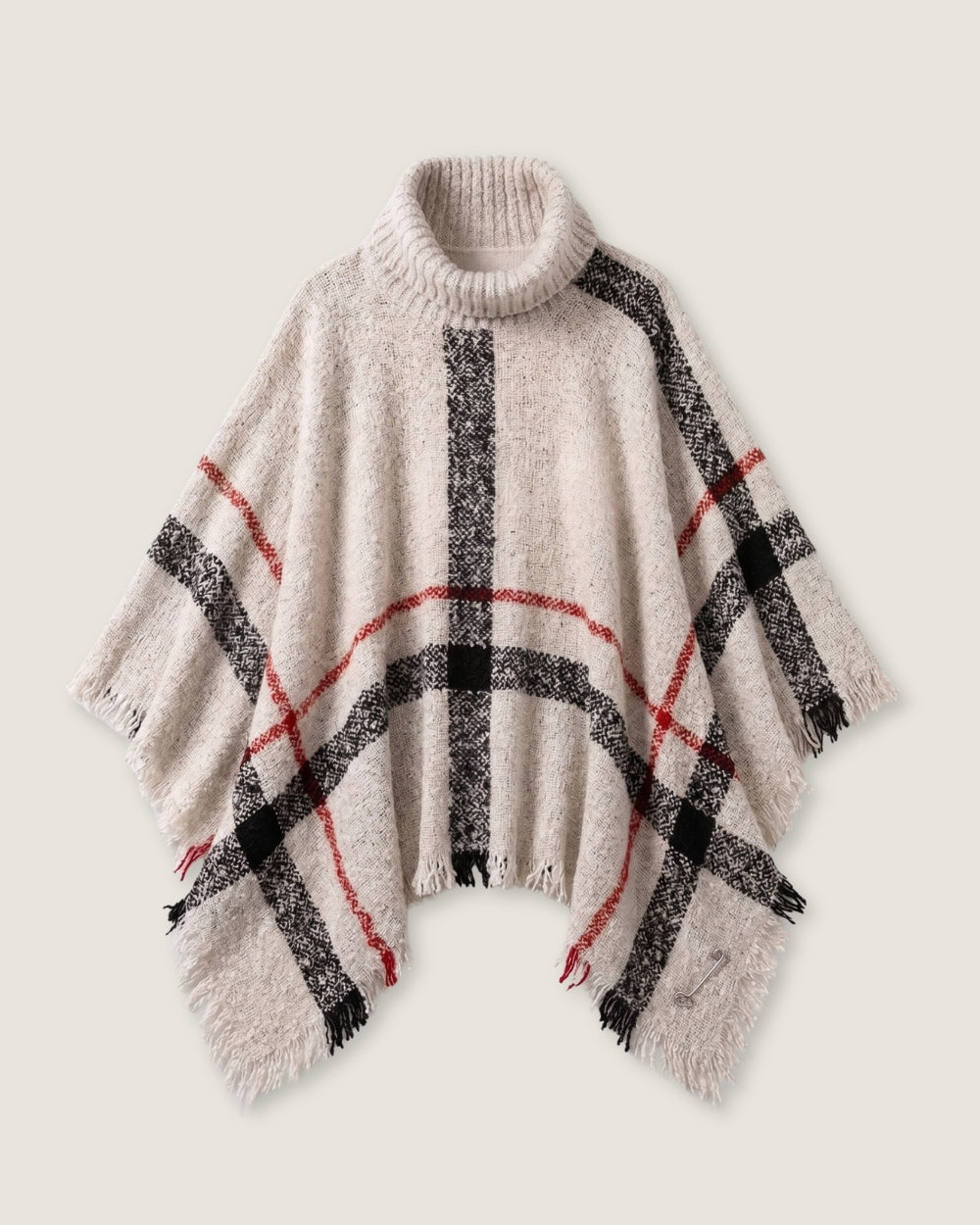 poncho-pull-femme-col-roule-et-franges-style-plaid-tartan-chic-beige-seul