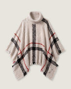 poncho-pull-femme-col-roule-et-franges-style-plaid-tartan-chic-beige-seul
