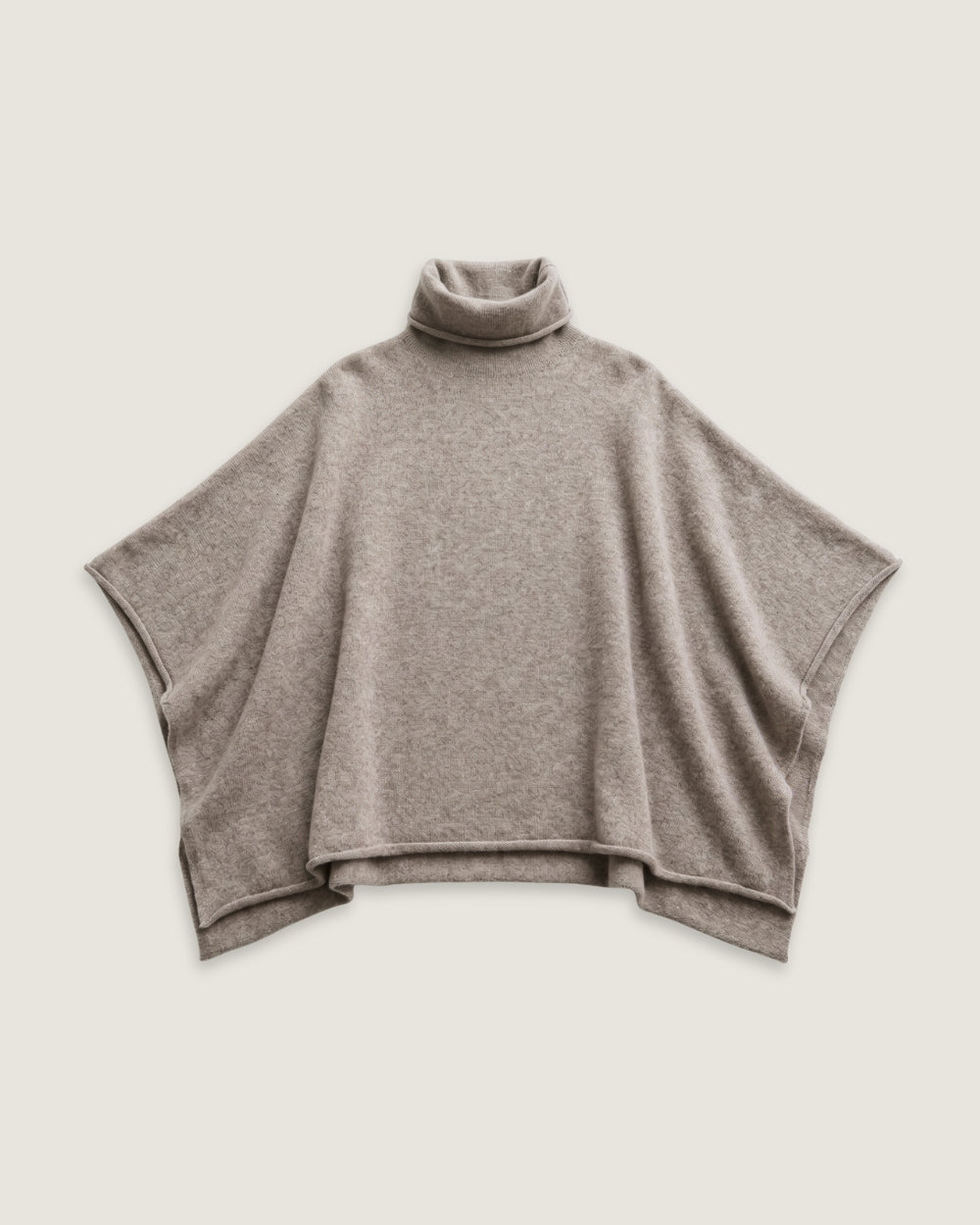 poncho-pull-femme-en-laine-col-roule-gris-brun-sol