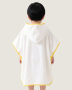 poncho-serviette-de-bain-bebe-capuhe-animaux-brodes-jaune-dos