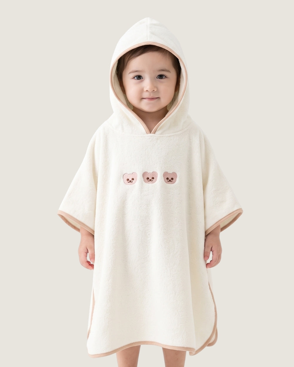 poncho-serviette-de-bain-bebe-capuhe-animaux-brodes-ourson